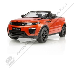 Dárkové předměty - MODEL RANGE ROVER EVOQUE CONVERTIBLE S MĚŘÍTKU 1:19 PHOENIX ORANGE