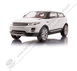 Dárkové předměty - TŘÍDVEŘOVÝ MODEL ROVER EVOQUE V MĚŘÍTKU 1:43 FUJI WHITE