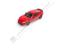 MODEL VOZU JAGUAR XKR-S V MĚŘÍTKU 1:76 RED