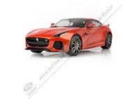 MODEL VOZU JAGUAR F-TYPE SVR SOUPE V MĚŘÍTKU 1:18 FIRESAND